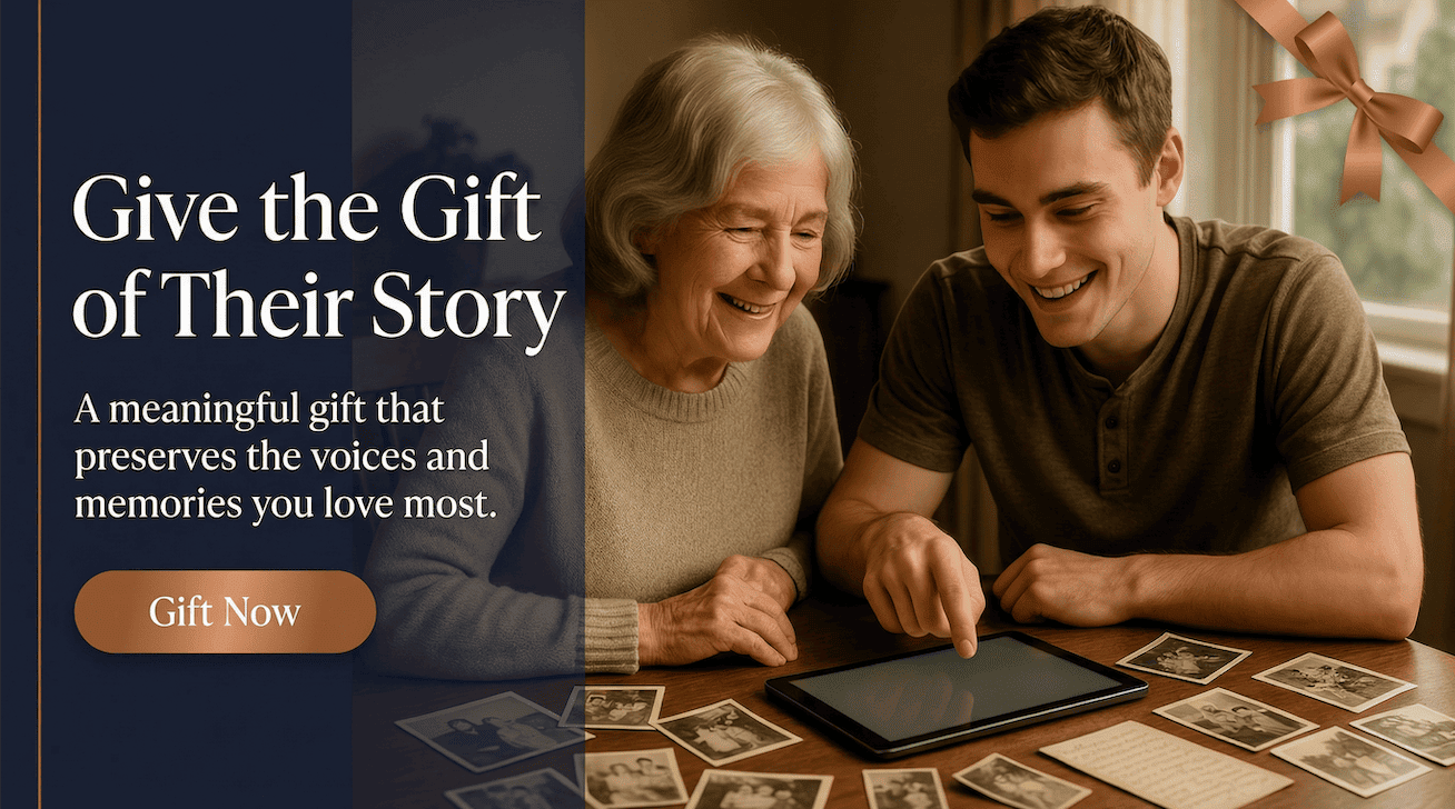 Give the Gift of Their Story — Buy Personal Time Capsule as a gift